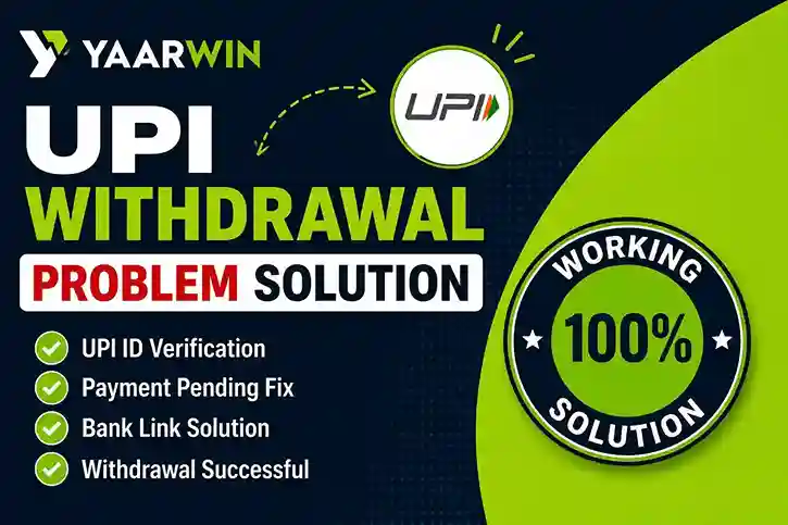 yaarwin UPI Withdrawal Problem Solution 