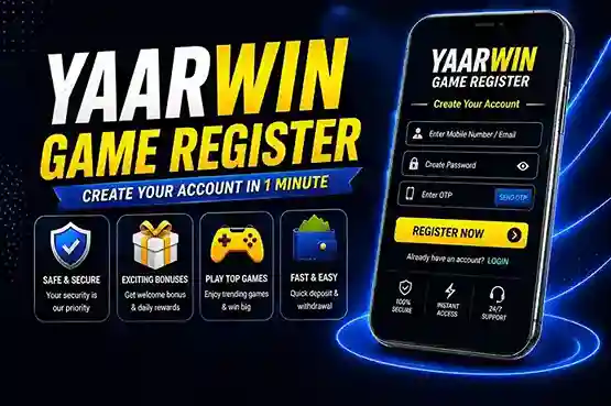 Yaarwin game register, yaarwin login page