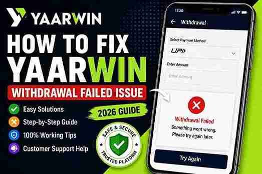 How to fix Yaarwin withdrawal problem: a step-by-step guide